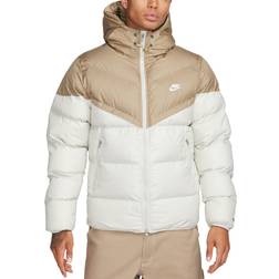 Nike Men's Windrunner PrimaLoft Storm-FIT Hooded Puffer Jacket - Khaki/Light Bone/Sail