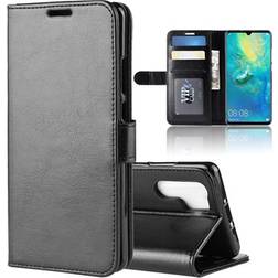MTP Products Huawei P30 Wallet Hülle mit Stand-Funktion Schwarz