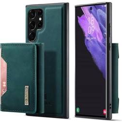 DG.Ming M2 Samsung Galaxy S23 Ultra 5G Hybrid Skal med Plånbok Grön