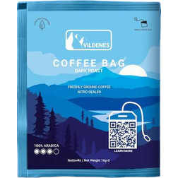 Vildenes Mörkrost Coffee Bag 16g 8st