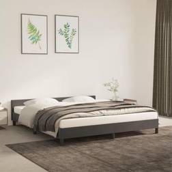 vidaXL Bed Frame with Headboard Platform Bed Base