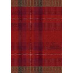 Le Jarquard Français Hiver en Ecosse Kitchen Towel Red (80x60cm)