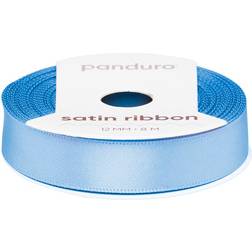 Panduro Hobby Lyseblåt Satinbånd 12 mm Bredt 8 Meter