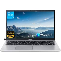 Acer Aspire 5 15.6" FHD 1080p IPS Slim Laptop, Dual-Core Intel i3-1115G4 (Upto 4.1GHz) Procssor, 36GB RAM, 2TB NVMe SSD, WiFi 6, RJ-45, HD Webcam, Amazon Alexa, Windows 11+MarxsolCables