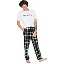 Trendyol Collection Collection Pyjamahose Mehrfarbig Relaxed für Herren