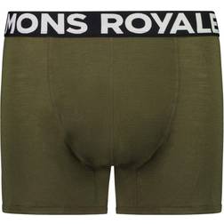 Mons Royale Hold 'Em Shorty Boxer - Dark Olive