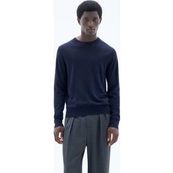 Filippa K Merino Round Neck Sweater - Navy