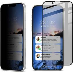 Imak Protecteur d'écran complet de confidentialité en verre trempé iPhone 14 Plus, noir
