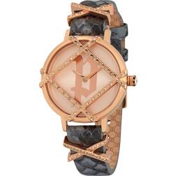 Police Gray Leather Women's Watch