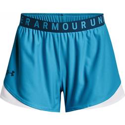 Under Armour Play Up Trainingsshorts 3.0 Damen 419 capri/white/petrol blue Blau 30/32/34