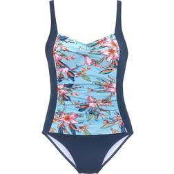 Lascana 'Malia' Tropical Print Swimsuit