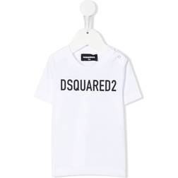 DSquared2 Kid's Logo-Print Short Sleeve T-shirt - White