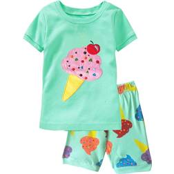 Popshion Kid's Sleepwear Sets 2pcs - A Mint Ice Cream