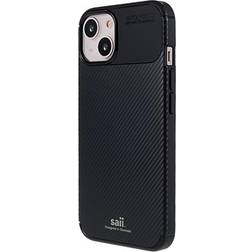 Saii Kolfiber iPhone 13 Mini TPU Skal Svart