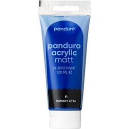 Panduro Panduro Acrylic akrylfärg, matt 100 ml – Primary cyan