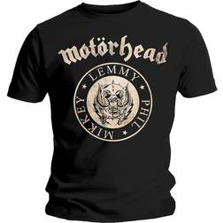 ROCK OFF Metal T-Shirt Männer Motörhead Undercover Seal Newsprint MHEADTEE50MB Schwarz