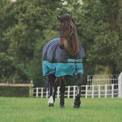 Horseware Mio Turnout 200g Black with Turquoise& Black schwarz