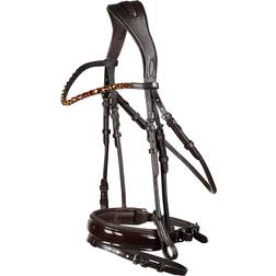 Horze Clermont anatomisk Trense Dark Brown unisex