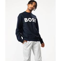 BOSS Webasic Crew Neck Sweatshirt Navy