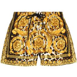 Versace Badeshorts mit Baroque-Print Gold XL/52