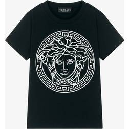 Versace Black white Kids Medusa-print Cotton-jersey T-shirt 6-14 Years Years