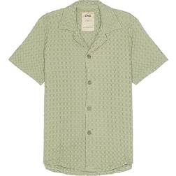 Oas Cuba Waffle Shirt Dusty Green