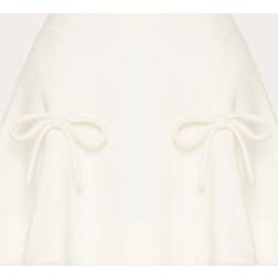 Valentino Crepe Couture Mini Skirt Wo