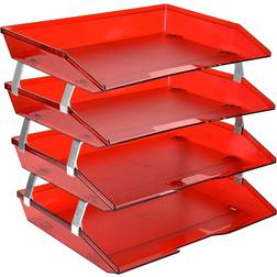 4 Tier Facility Letter Tray Side Load