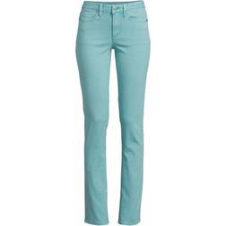 Lands' End Straight Leg Jeans - Mid Rise - Women - Blue