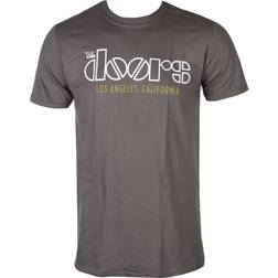 ROCK OFF The doors la california t-shirt charcoal Grau