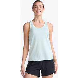 2XU Aero Singlet - Glacier/White Reflective