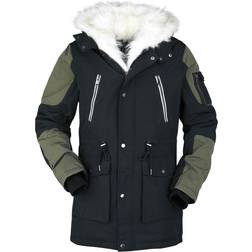 Black Premium by EMP Casual winter jacket with faux-fur collar Winter Jacket black olive