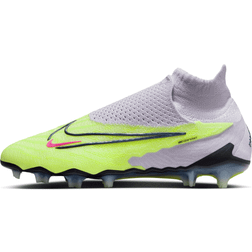 Nike Men's Gripknit Phantom GX Elite Dynamic Fit FG Firm-Ground Soccer Cleats in Yellow, DC9969-705 Yellow