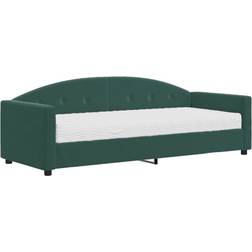 vidaXL Daybed Dark Green Sofa 222cm 3 personers