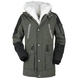 Black Premium by EMP Casual winter jacket with faux-fur collar Winter Jacket olive black