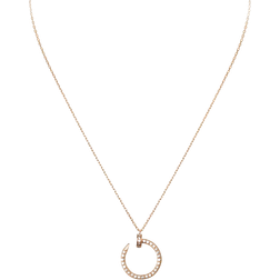 Cartier Juste Un Clou Pendant Necklace - Rose Gold/Diamond/Transparent