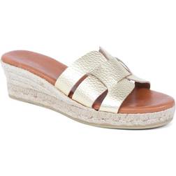 Kinloch Leather Platform Mule Sandals ANAT37500 323 949