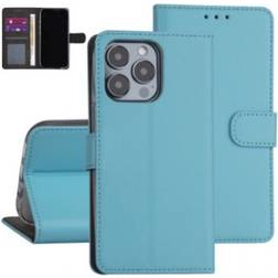 Skal-man Plånboksfodral iPhone 12 iPhone 12 Pro Ljusblå med Ställ