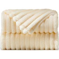 Shein 1pc Coral Fleece Blankets Beige (100x70cm)