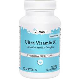 Vitacost Ultra Vitamin K includes Advanced K2 Complex 90 pcs