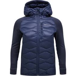 Peak Performance Helium Hybrid Down Hood Jacket Dam, BLUE SHADOW