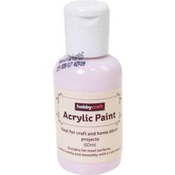 Hobbycraft Acrylic Paint Barely Pink 60ml