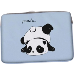 Shein Cartoon Panda Print Laptop Bag