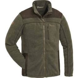Pinewood Prestwick fleecejakke, Grøn/Suede Brun