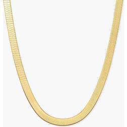 Jaxxon Herringbone Chain Necklace 5mm - Gold