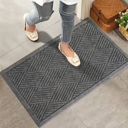 HIYARD Front Door Mat Gray 17x30"