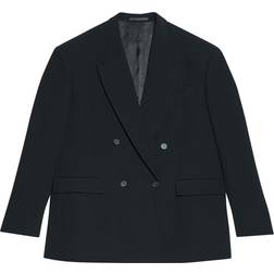 Balenciaga Oversize Double Breasted Blazer - Black