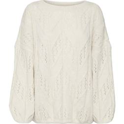 Vero Moda Blueberry Knitted Sweater - Birch