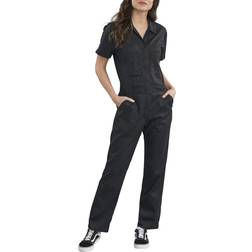 Dickies Combinaison Manches Courtes Flex Femme - Noir