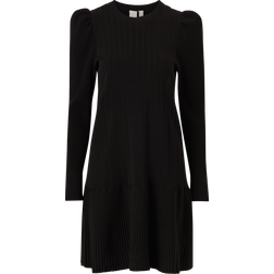 Y.A.S Elina LS Knit Dress - Black